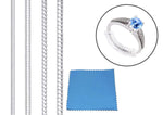 PALAY® Invisible Ring Adjuster Set for Loose Oversized Rings Spiral Coil Ring Fitter Tightener Set (4peice,2mm/5mm Coil and 3mm/5mm Flat Coil)
