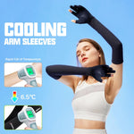 PALAY Hand Gloves for Sun Protection with Non Slip Palm and Touch Screen Design | Ice Silk UV Arm Sleeves