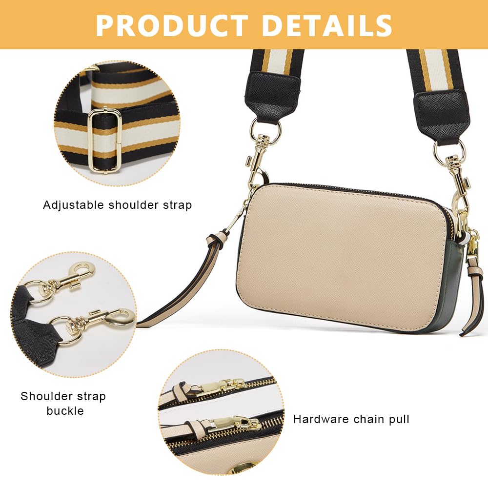 PALAY Sling Bags for Women for Daily Travel and Office with Dual Zippers 19×12 cm Featuring PU Leather and Detachable Strap | Stylish Gift Purse