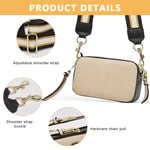 PALAY Sling Bags for Women for Daily Travel and Office with Dual Zippers 19×12 cm Featuring PU Leather and Detachable Strap | Stylish Gift Purse