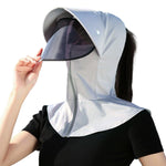 PALAY Cap for Women Summer with Detachable Face Cover and Lenses for Outdoor Sun Protection