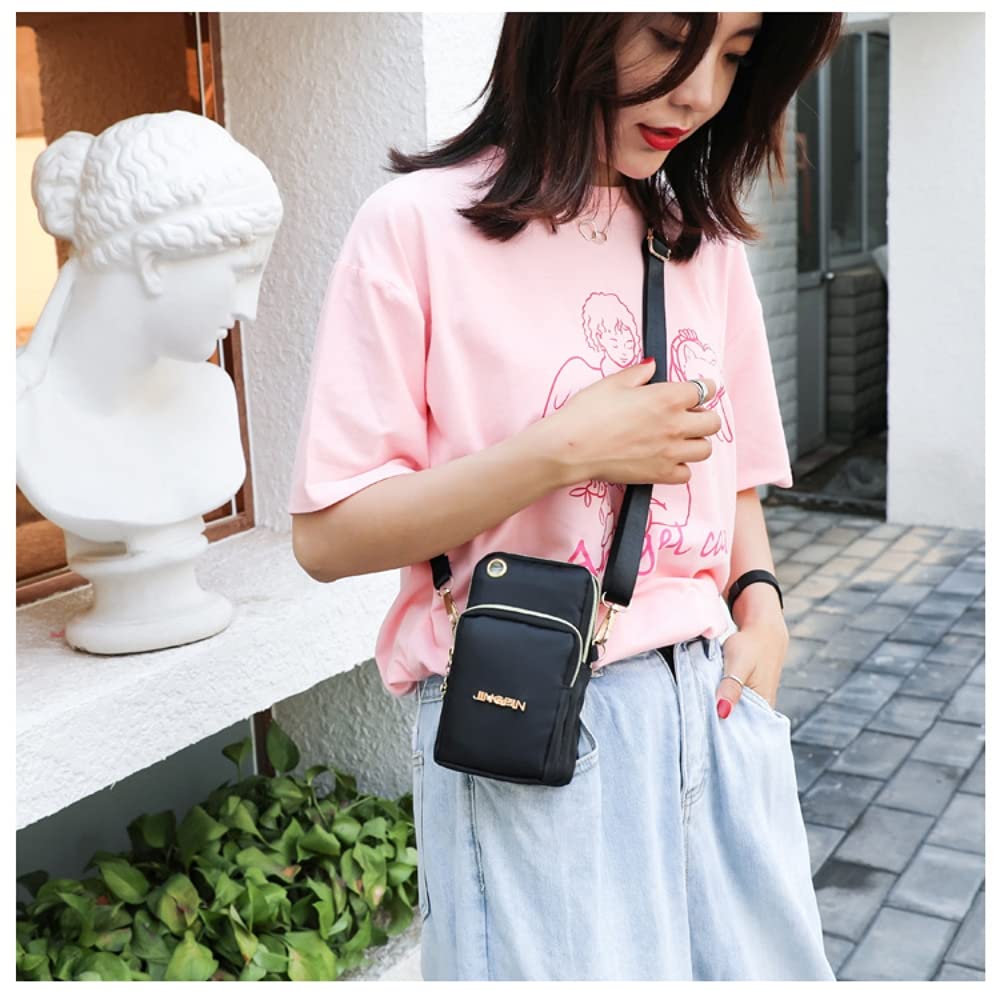 PALAY Small Cross Body Bag for Travel with 3 Layer Storage and Headphone Port | Nylon