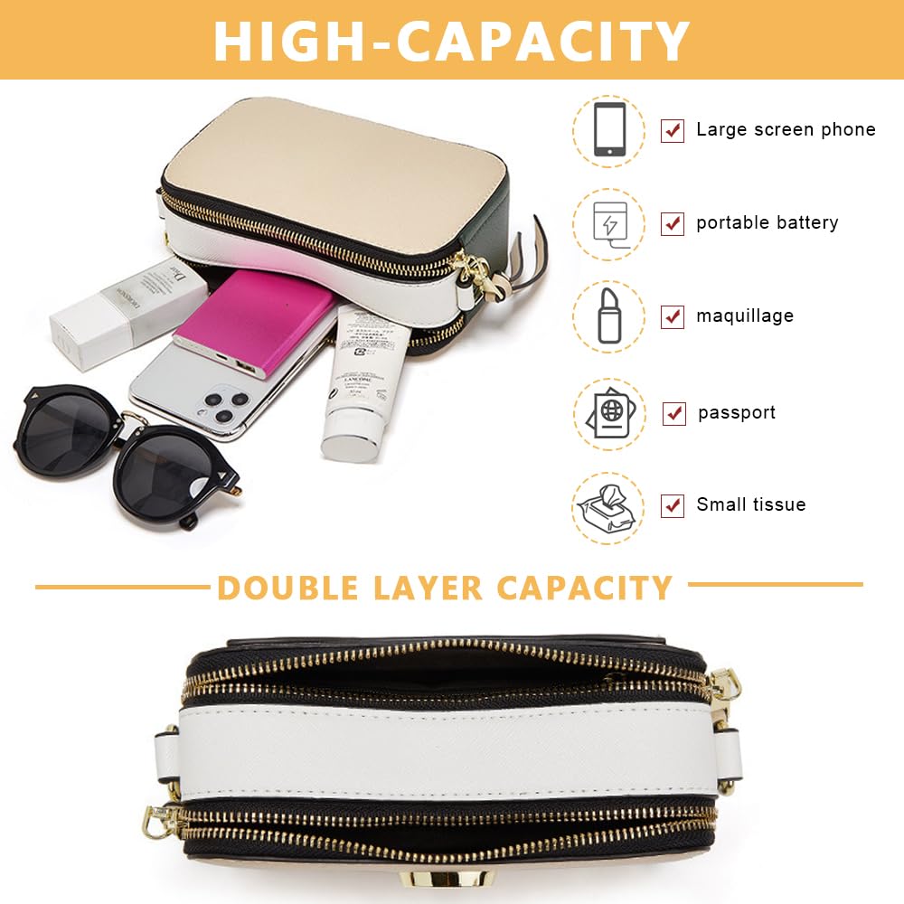 PALAY Sling Bags for Women for Daily Travel and Office with Dual Zippers 19×12 cm Featuring PU Leather and Detachable Strap | Stylish Gift Purse