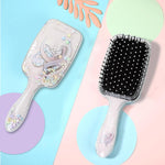 PALAY® Women Paddle Hair Brush Paddle Hair Brush Kawaii Cartoon Paddle Hair Brush Soft Touch Scalp Massager Detangler Hair Brush Hair Styling Brush, 8.2x3.1 Inches