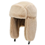 PALAY Winter Warm Hat for Men and Women with Fleece Ear Flaps and Windproof Comfort | Khaki