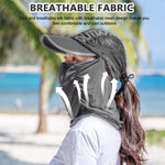 PALAY® Women Face Mask with Hat UPF 50+ Outdoor Women Cap with Face Mask Full Cover Breathable Face Cover Face Mask Hat for Riding, Cycling, Sport, Golfing, Walking