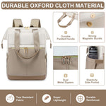 PALAY Laptop Backpack for Women featuring Dual Zipper Wide Open Design and Waterproof Oxford Cloth | Fits 15.6 Inch Laptop