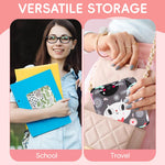 PALAY Sanitary Napkin Storage Bag Set for Hygiene and Travel with Secure Zipper | 2pcs 5.1 in Cotton Pouches