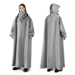 PALAY® Long Raincoat for Adults Hooded Rain Poncho Wide Brim Long Raincoat Waterproof Extra Long Rain Coat for Hiking, Travel, Activities, Riding, XL