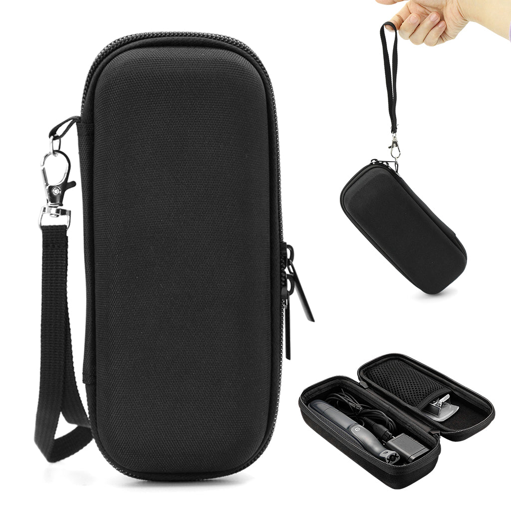 PALAY® Estuche rígido para recortadora y afeitadora eléctrica, bolsa de transporte y organizador de viaje para QP2520, QP2530, QP2620, QP2630, negro