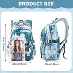 PALAY School Backpack for Kids with 13.3 in Laptop Compartment and Trolley Strap | Waterproof Oxford Cloth