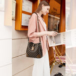 PALAY Crossbody Bucket Bag for Women with Two Adjustable Straps and PU Leather Design