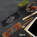 PALAY Belt for Women featuring 2.3 in Wide Elastic Waist Design with Retro Interlocking Buckle | Black and Brown Set