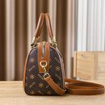 PALAY Handbag for Women with Vintage Print and Multi Layer Compartments | PVC Shoulder Bag