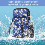 PALAY® Small Crossbody Sling Bag Combo for Women & Girls, 3-Layer Multifunctional Phone Purse with Bow, Travel Sport Mobile Pouch, Shoulder Bag for Journaling, DIY, Crafts, Planners