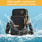 PALAY Small Cross Body Bag for Travel with 3 Layer Storage and Headphone Port | Nylon