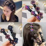 PALAY Hair Braid Accessories for Stylish Hairstyles with Metal Spring Clamps | 4 Pcs Set