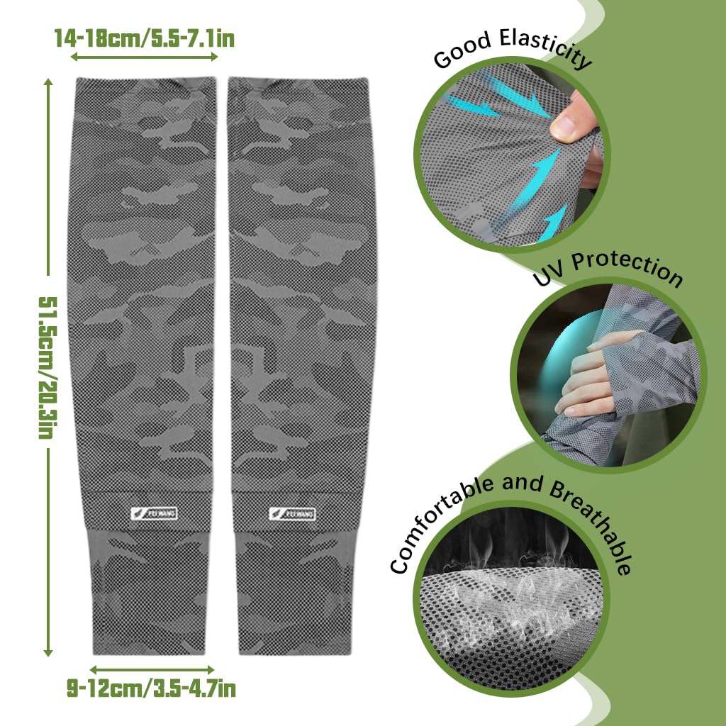 PALAY Hand Gloves for Sun Protection with UPF 50+ and Thumb Hole Ice Silk Sleeves | UV Protection for Bike Riding and Outdoor Sports