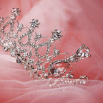 PALAY® Unisex Crystal Tiara Crown with Rhinestones Comb