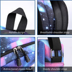 PALAY School Backpack Set for Girls with Messenger Bag & Pencil Pouch featuring Cartoon Stitch Design | Ideal Gift for Kids