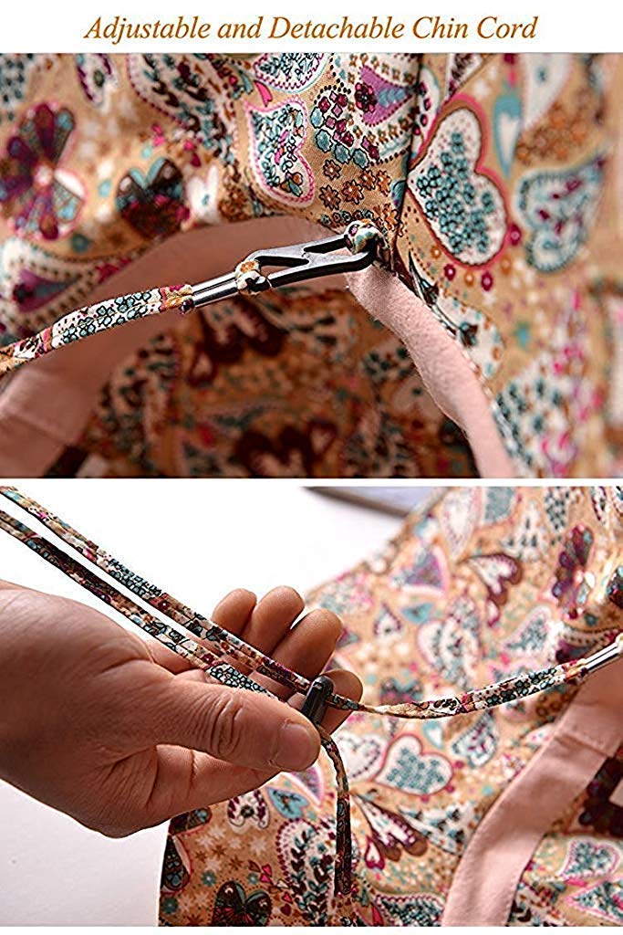 PALAY Women Cotton Sun Hat for Gardening and Beach with UPF 50 Protection | 22.8 Inches 2PCS