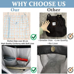 PALAY Tote Bag for Shopping and Work featuring Reinforced Handle L39xW12xH35cm Blue Corduroy