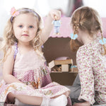 PALAY Hair Bows for Kids Girls featuring 6 Butterfly Clips 2 in each | Colorful Accessory Set