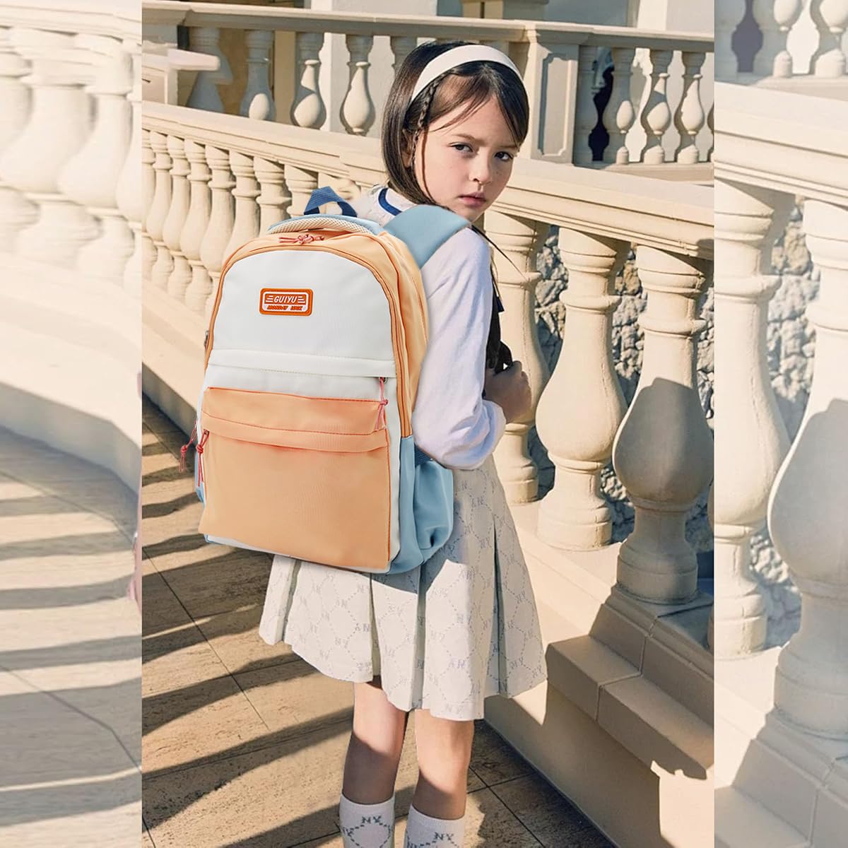 PALAY Backpack for Women featuring Dual Main Zipper Compartments and Padded Straps | Nylon School and Travel Bag