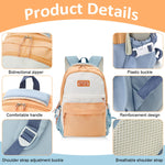 PALAY Backpack for Women featuring Dual Main Zipper Compartments and Padded Straps | Nylon School and Travel Bag