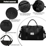 PALAY Gym Bag for Travel and Sports with 65L Capacity featuring Waterproof 300D Oxford | Ideal for Men and Women