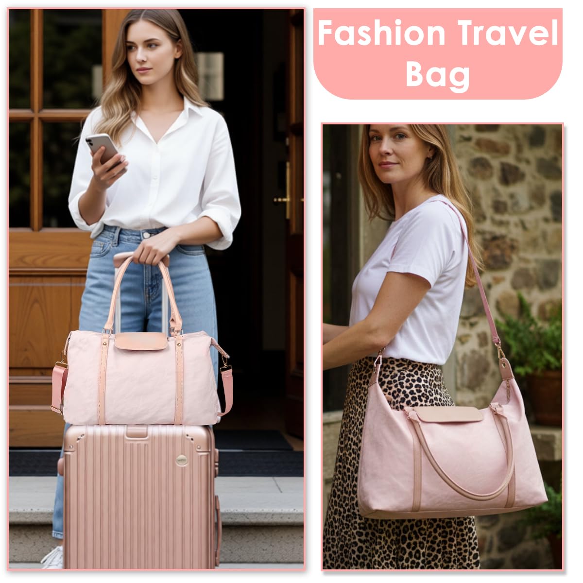 PALAY Waterproof Travel Duffel Bag for Women