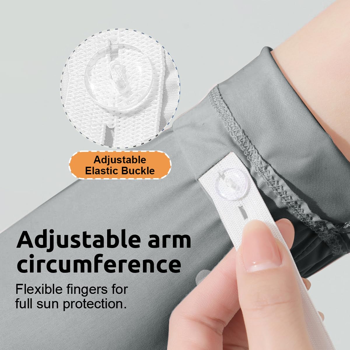 PALAY Hand Gloves for Sun Protection with Non Slip Palm and Touch Screen Design | 22.2 in Cooling Nylon Sleeves