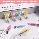 PALAY No Bend Hair Clips for Makeup and Hair Styling featuring 8pcs 6cm Resin Clips | Multicolor