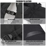 PALAY Winter Gloves for Skiing and Riding with Touch Screen Fingers and Anti Slip PU Palm | Windproof Waterproof for Men 8.5–9 cm Hand Width