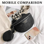 PALAY Women Sling Bag for Daily Use with 25x7x15cm Capacity and Adjustable Chain Strap | PU Leather Black Crossbody