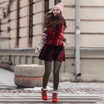 PALAY Women's Fleece Lined Tights for Winter Warmth with High Waist Support | Black Free Size