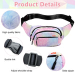 PALAY Waist Bag for Women with Three Zipper Pockets and Quick Release Buckle | Oxford Cloth Travel Fanny Pack