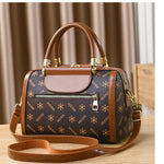 PALAY Handbag for Women with Vintage Print and Multi Layer Compartments | PVC Shoulder Bag