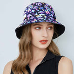 PALAY Bucket Hat for Outdoor Travel with 7cm Brim and Reversible Mushroom Print | Cotton Polyester Sun Hat