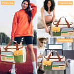 PALAY Duffle Bag for Travel and Gym with 42×27×19 cm Capacity featuring Foldable Strap Design | Water‑Resistant Nylon for Women