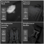 PALAY Laptop Backpack for Office and Travel with USB Port and 17.3 inch Compartment | Waterproof Oxford Bag