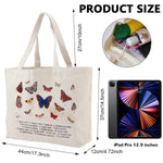 PALAY tote handbags for women featuring 15x16 in spacious zip pocket design and sturdy canvas