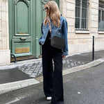 PALAY Crossbody Bag for Women with Adjustable Printed Strap and PVC Leather | 8.66x2.76x5.51 in