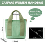 PALAY Tote Bag for Women with 32×14×29 cm Large Capacity and Detachable Strap | Canvas Handbag for Work and School