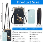 PALAY Women Crossbody Phone Bag for Daily Use with 7.1x4.37x1.96 in Capacity | PU Leather Sling Purse