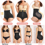 PALAY Tummy Control Panties for Women with 3 Row Buckle Adjustment and Neoprene Fabric | XXL