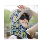 PALAY Hats for Women with 14cm Wide Brim and Detachable Top for UPF 50+ Sun Protection | Foldable Canvas Visor for Beach and Outdoor Use