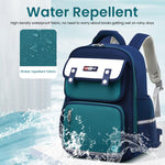 PALAY School Backpack for Kids 5–10 Years with 15.7×11.8×7.1 in Capacity and Ergonomic Padding | Waterproof Oxford Cloth Design