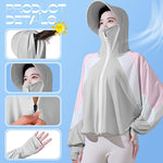 PALAY Sun Protection Hoodie for Women with Brim and Full Zip UPF 50+ | Quick-Dry Grey