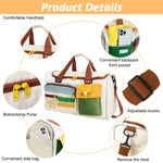 PALAY Duffle Bag for Travel and Gym with 42×27×19 cm Capacity featuring Foldable Strap Design | Water‑Resistant Nylon for Women